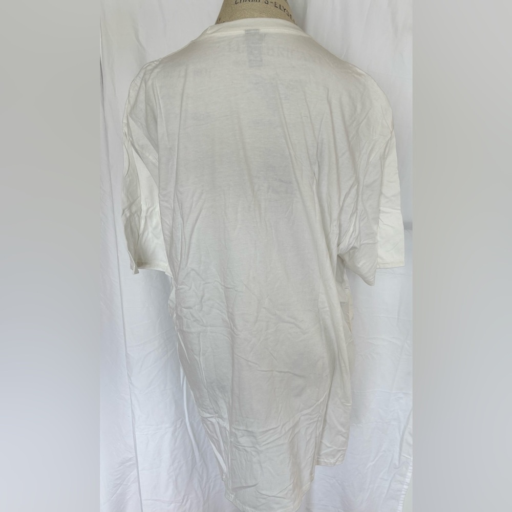 Anvil Womens Oversized “Pho Life” Graphic Tee in Cream Sz 2X - Picture 5 of 7